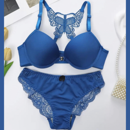 Butterfly Lace Back Lingerie Set