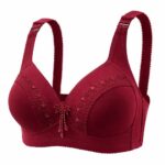Premium Full-Coverage Non-Wired Lace Embroidered Bra