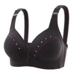 Premium Full-Coverage Non-Wired Lace Embroidered Bra - Image 5