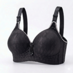 Premium Full-Coverage Non-Wired Lace Embroidered Bra - Image 5