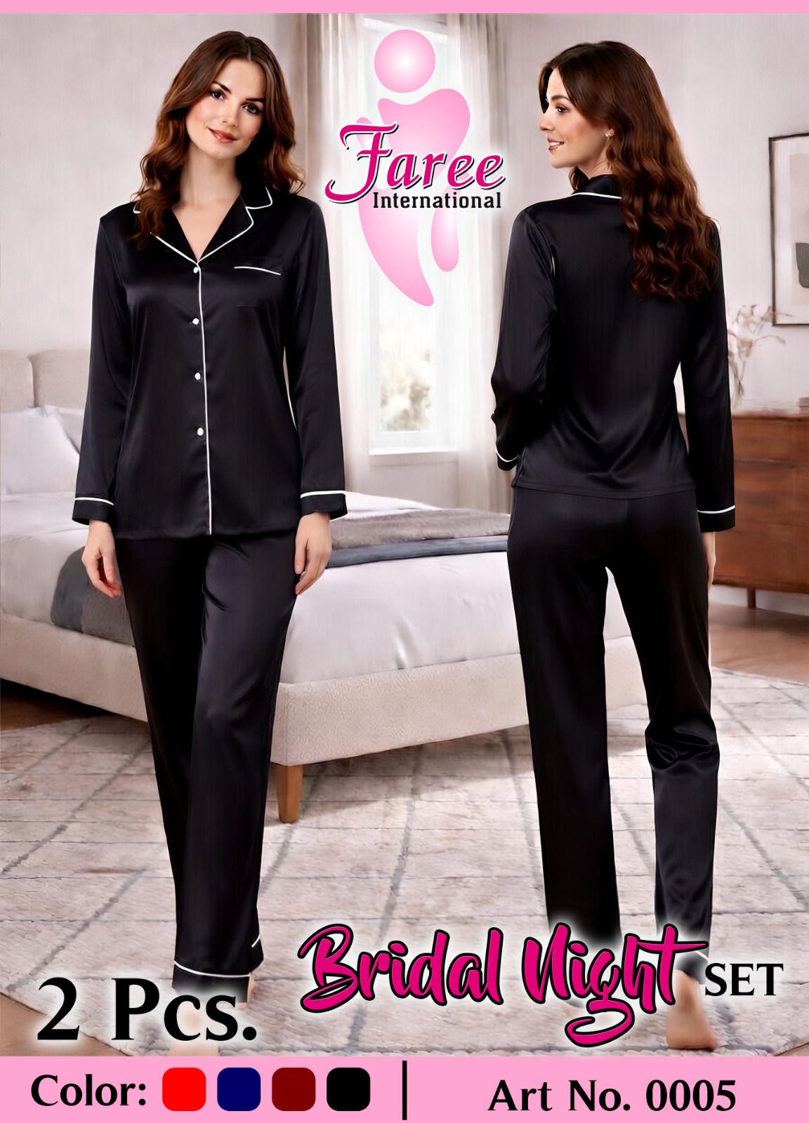 IMG_5420.JPG 2-Piece Bridal Nightwear Pajama Set - Image 1